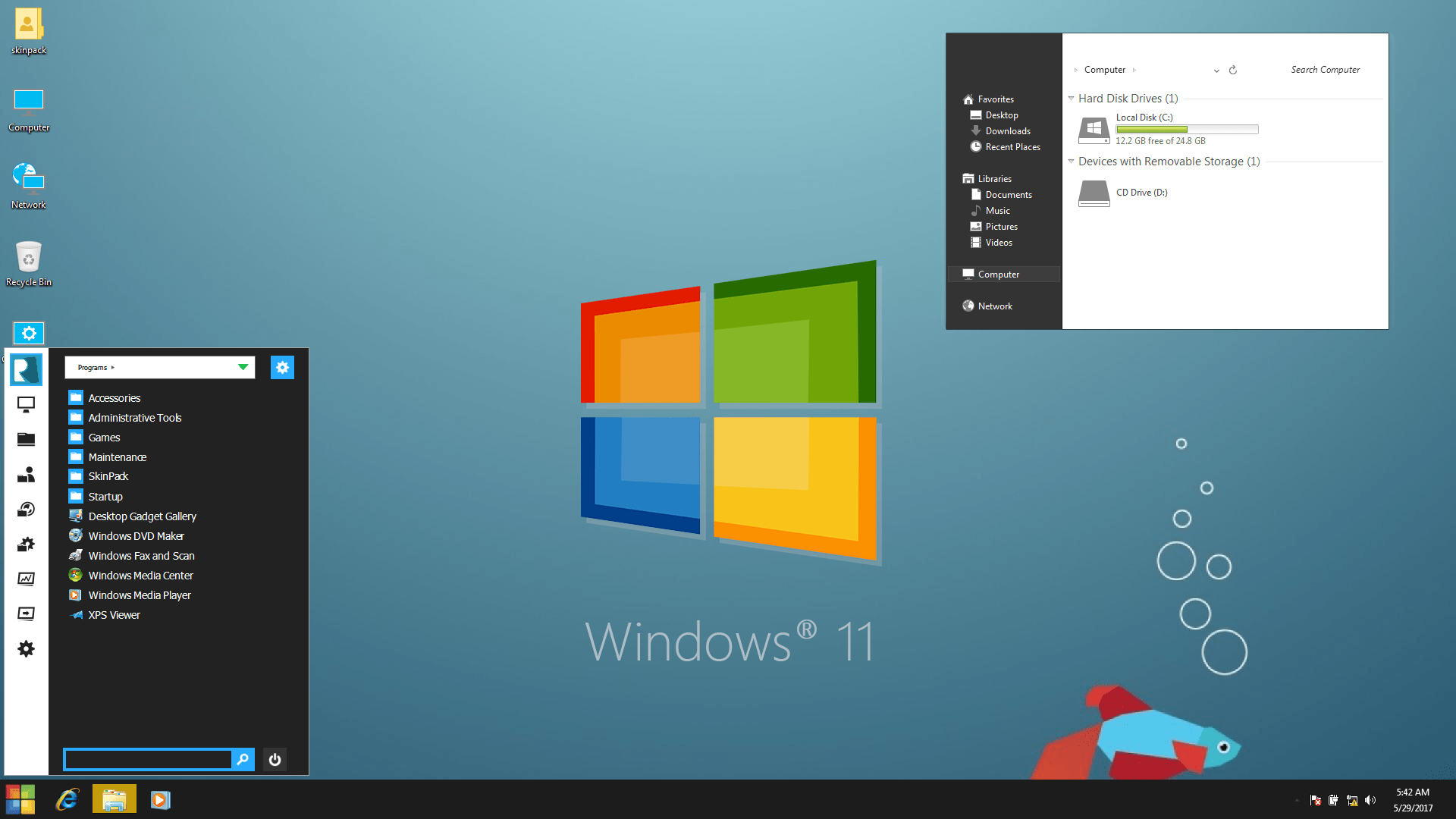 windows 7 skin pack download